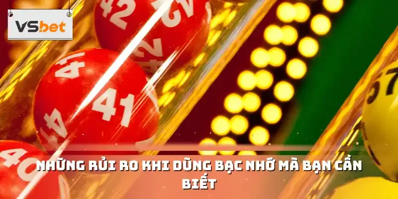 Những rủi ro khi dùng bạc nhớ mà bạn cần biết